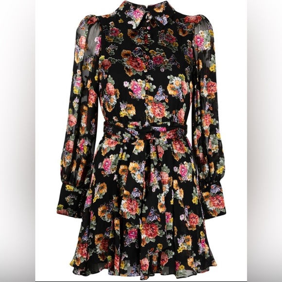 Alice + Olivia Mina Mini Dress Size 8